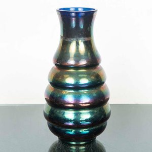 Lote anterior: Florero de Vidrio Tornasolado Azul y Verde - 15x29 cm