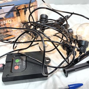 Guirnalda de Luces LED Vintage Solares, Luz Cálida, 10 Lámparas - imagen 4