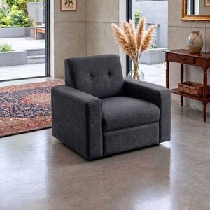 Lote siguiente: Sofá Individual de 1 Cuerpo Color Gris