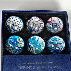 Seis Imanes Decorativos Estilo Tiffany Stained Glass - imagen 2