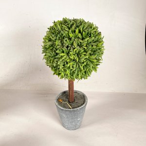 Lote de Hielera de Madera y Adornos de Vegetación Artificial - imagen 3