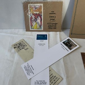 Invitaciones y Tarjetas de Colección de Jorge Presno y otros artistas - imagen 2