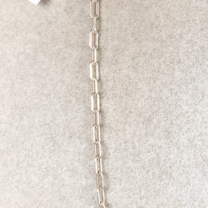 Cadena Larga de Plata 58 cm - imagen 4