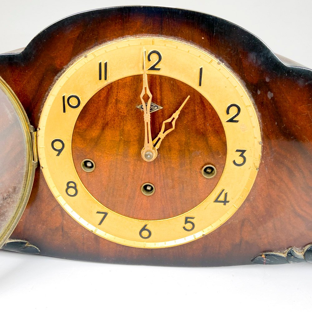 Reloj sobremesa de madera con carillón - imagen 2