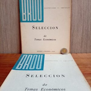 Lote anterior: Selección de Temas Económicos: Publicaciones del BROU (1966-1967)