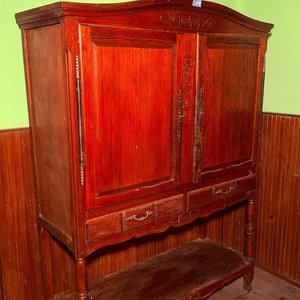 Aparador Provenzal de Madera con 2 Puertas y 2 Cajones - imagen 3