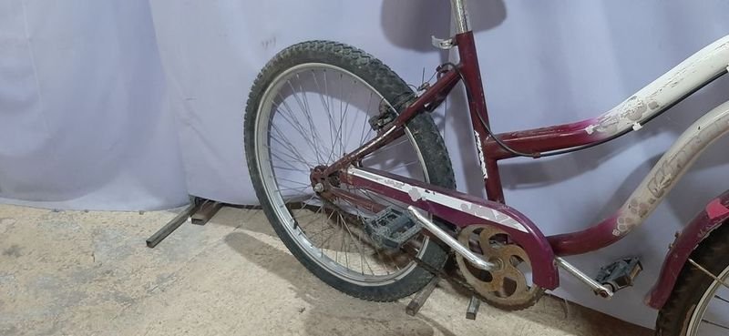 Bicicleta de Ciclismo Jazz 20 Pulgadas Violeta y Blanca - imagen 3