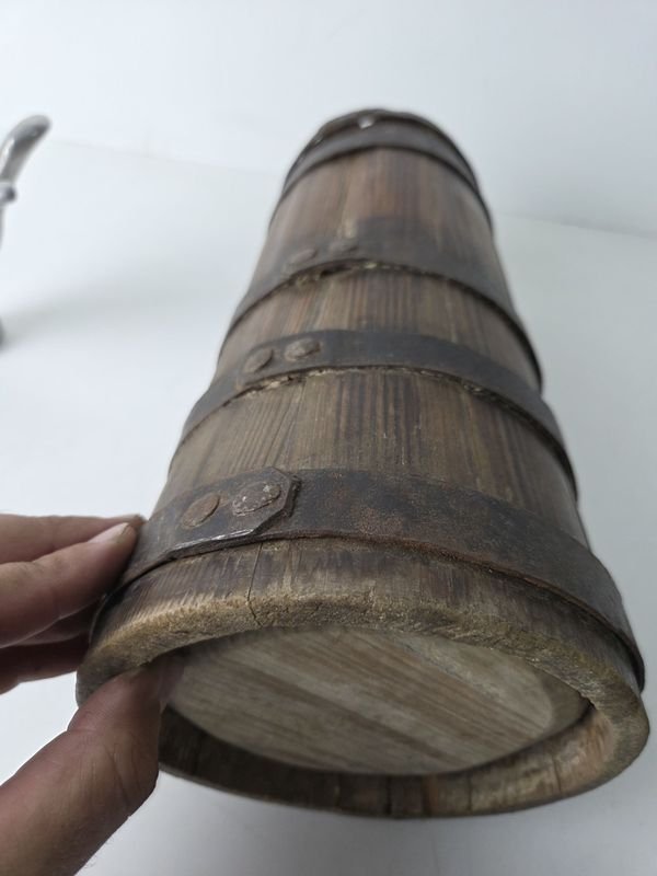 Mantequera antigua de madera para venta - imagen 5