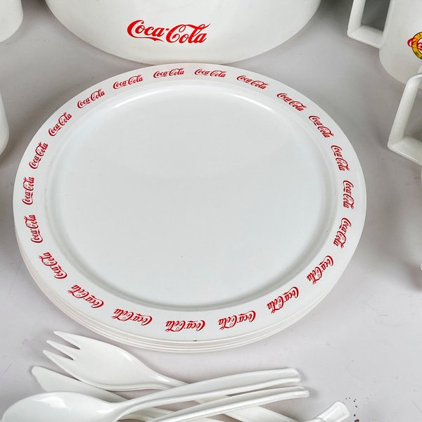 Juego de picnic COCA COLA en plastico - imagen 2