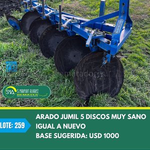Lote anterior: Arado Jumil de 5 Discos en Excelente Estado