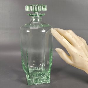 Botellón de Vidrio Verde con Tapa Labrada - imagen 2