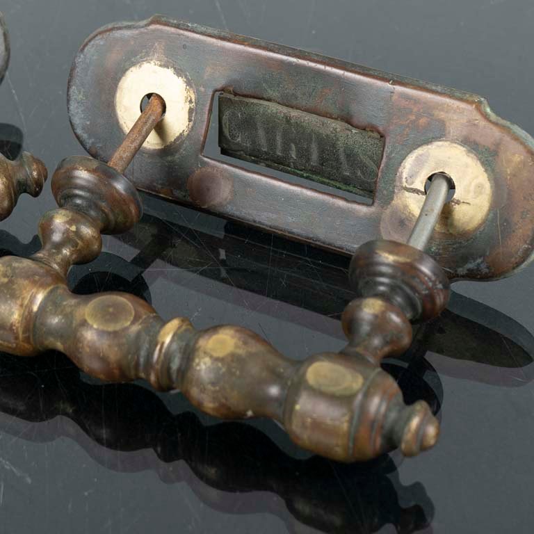 Tiradores de bronce para cartas y decoración - imagen 2