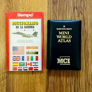 Diccionario de la Guerra y Mini World Atlas con Cantos Dorados - imagen 1