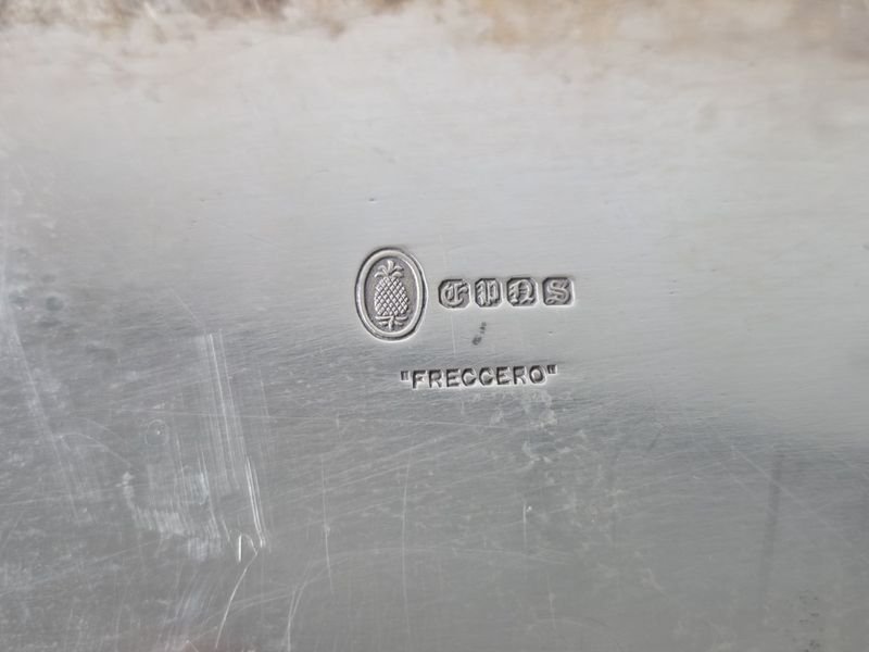 Gran guisera en plata inglesa de la casa Freccero - imagen 8