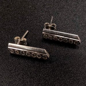 Aros de Plata 950 con Circonias - imagen 2