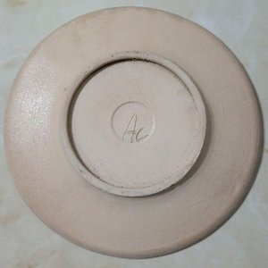 Plato Decorativo Artesanal de Cerámica con Pelícano y Mar - imagen 2