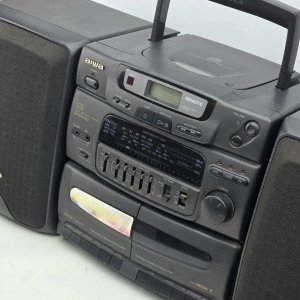 Aiwa CA-DW400 Boombox con CD y Doble Cassette - imagen 4