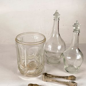 Juego de Hieleras con Pinza y Dos Botellones de Vidrio - imagen 3