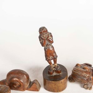 Cinco Tallas de Madera Artesanales Sabatel - imagen 2