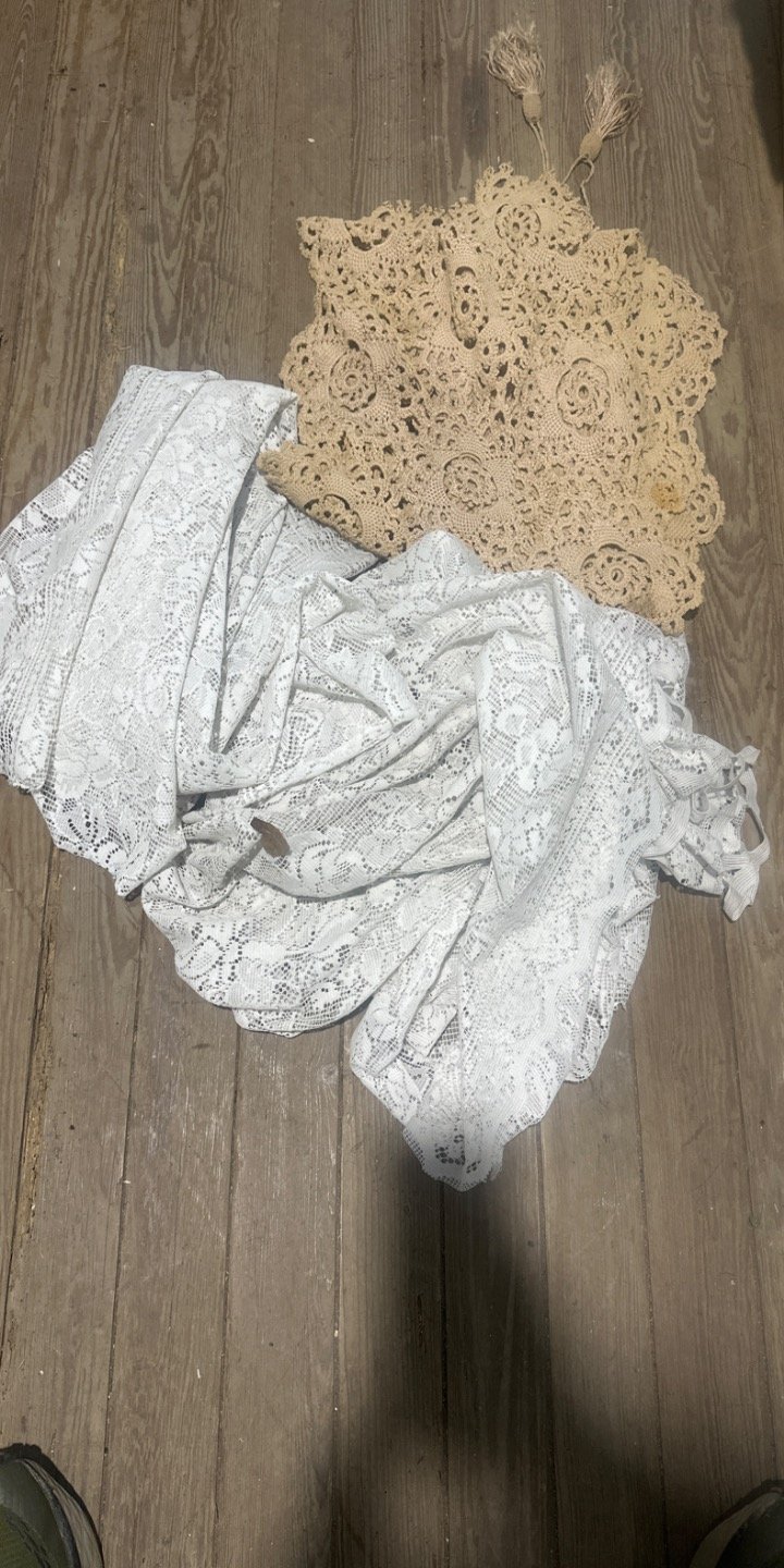 3 Manteles de Encaje y Crochet