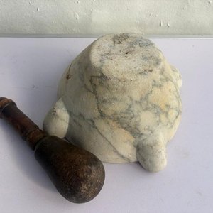 Mortero de Mármol con Majadero - imagen 1