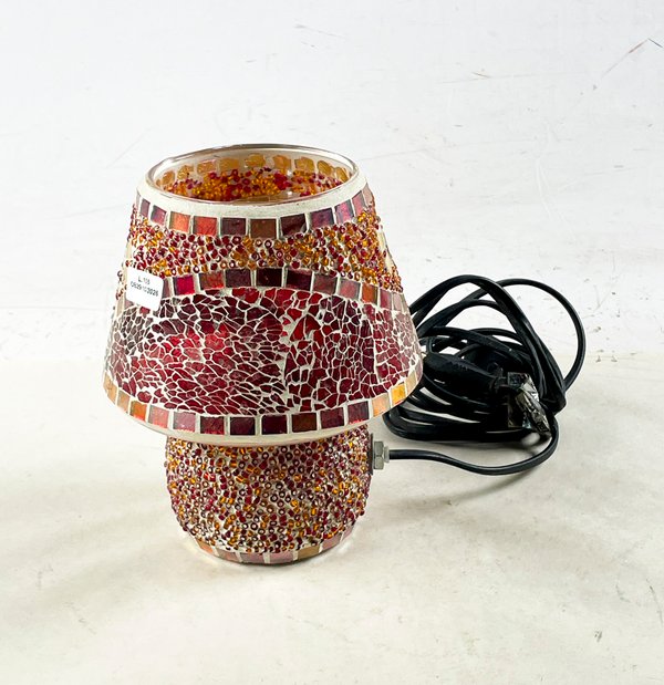 Lámpara de Sobremesa Decorativa de Vidrio Mosaico - imagen 1
