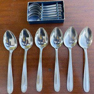 Juego de 6 cucharitas y 6 cucharas grandes Enebe - imagen 2