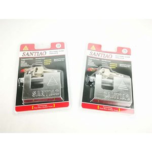 Lote siguiente: Set de 2 Candados Antipalanca de Acero SANTIÃO 70mm