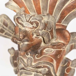 Escultura Prehispánica Azteca del Dios del Maíz - imagen 2
