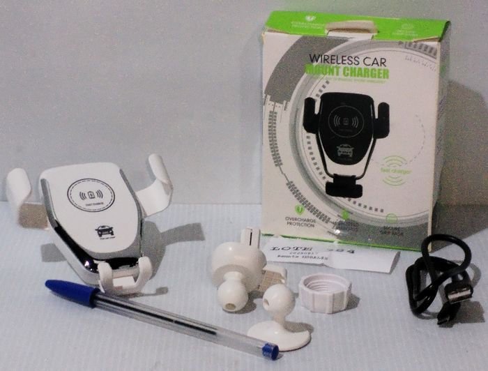 Cargador inalámbrico para auto con cargador inalámbrico, nuevo en caja - imagen 3