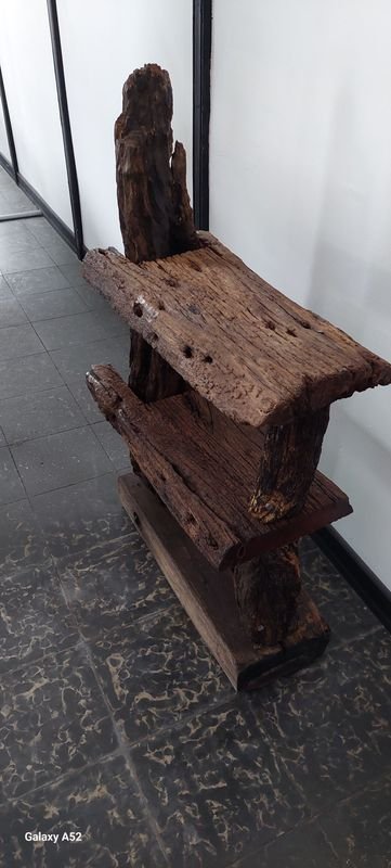 Repisa rustica pesada para hogar - imagen 5