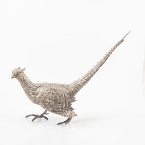 Figura de Faisán en Plata - 740gr - 34cm - imagen 3