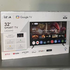Lote siguiente: Smart TV Lexa 32 Pulgadas HD con Google TV, Modelo LXG32HD - Nueva en Caja