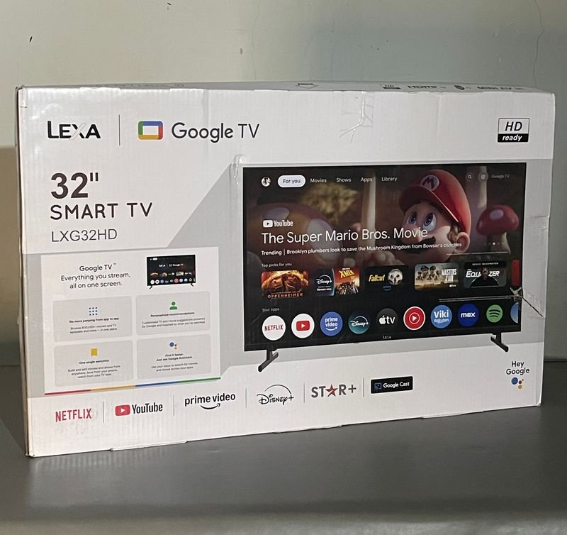 Smart TV Lexa 32 Pulgadas HD con Google TV, Modelo LXG32HD - Nueva en Caja