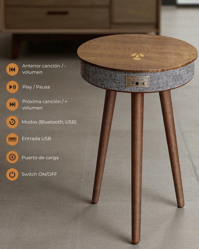 Mesa Paralante inalambrica BT - Equipo de Sonido y Carga Inalámbrica - imagen 3