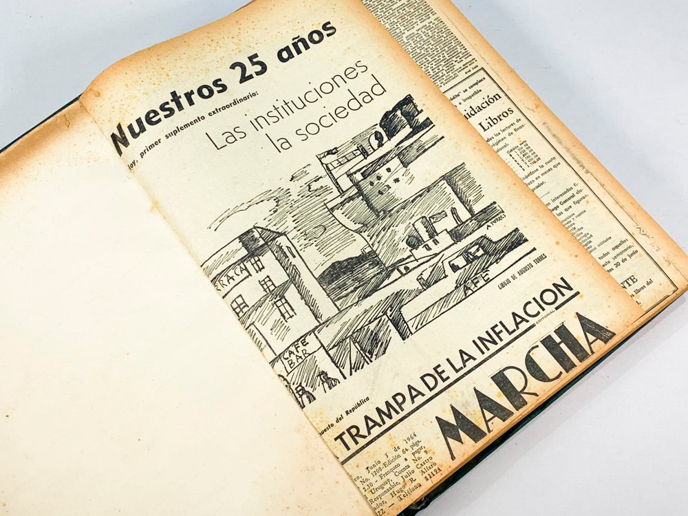 Libro de 'Marcha' (1964) con tapa verde - imagen 3