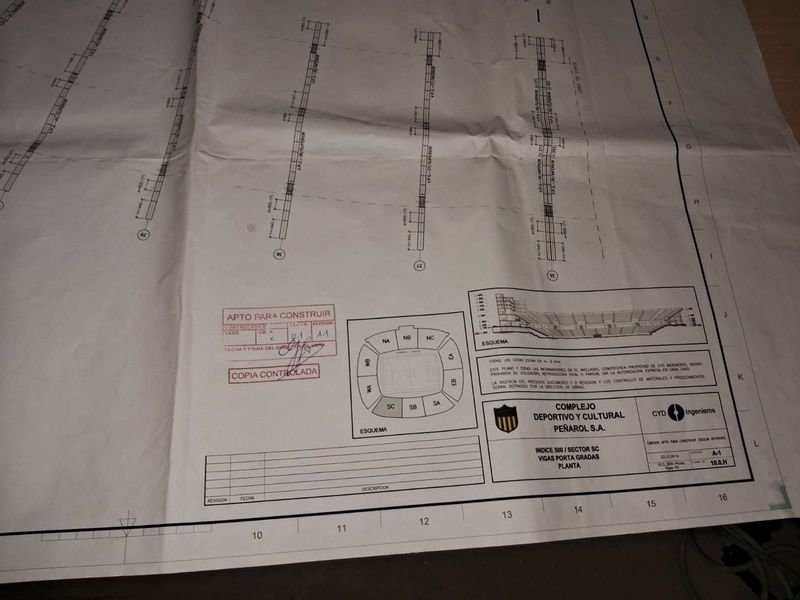Planos autorizados para construcción de gradas en el Estadio Campeón del Siglo - imagen 8