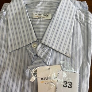Camisa Rayada Talle 41 Arrow Nueva en Empaque - imagen 2