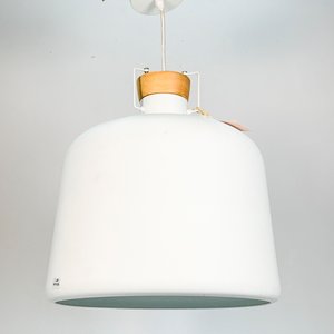 Colgante Moderno Tipo Campana, Blanco, Una Luz - imagen 1