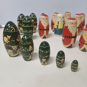Lote de 14 Muñecas Mamushka Navideñas - imagen 2