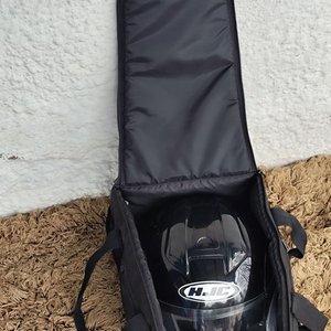 Casco Integral HJC Negro Aprobado DOT con Visera y Bolso Hardline - imagen 14