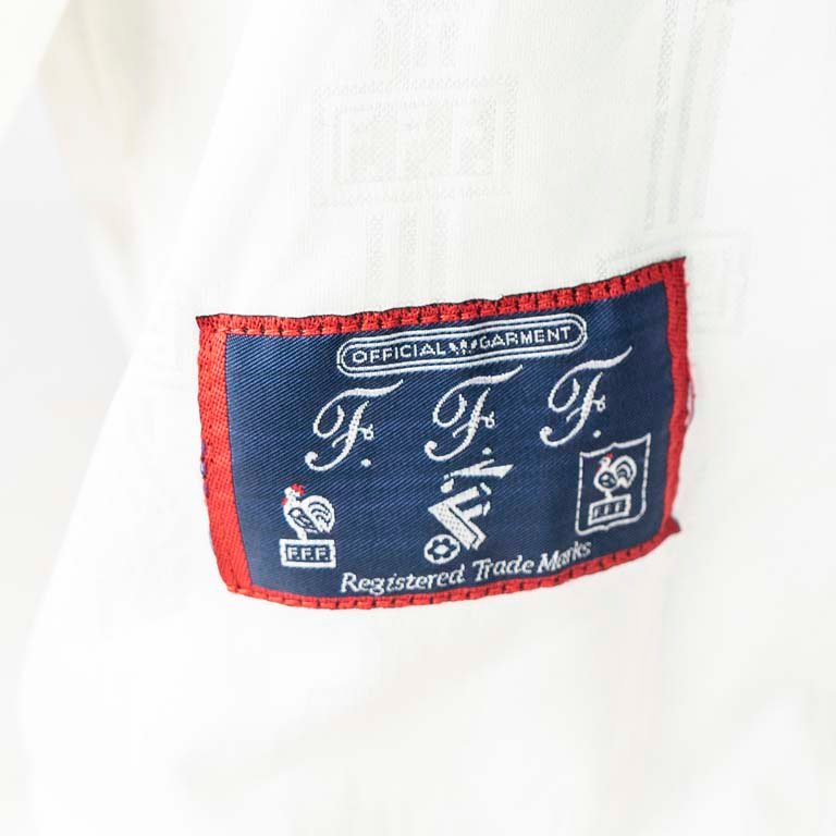 Camiseta de la Selección de Francia oficial de tienda marca adidas sin número segunda equipación de mediados de 90´ - imagen 3
