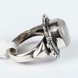 Anillo de Plata con Piedra de Luna - Talle 18mm - imagen 2