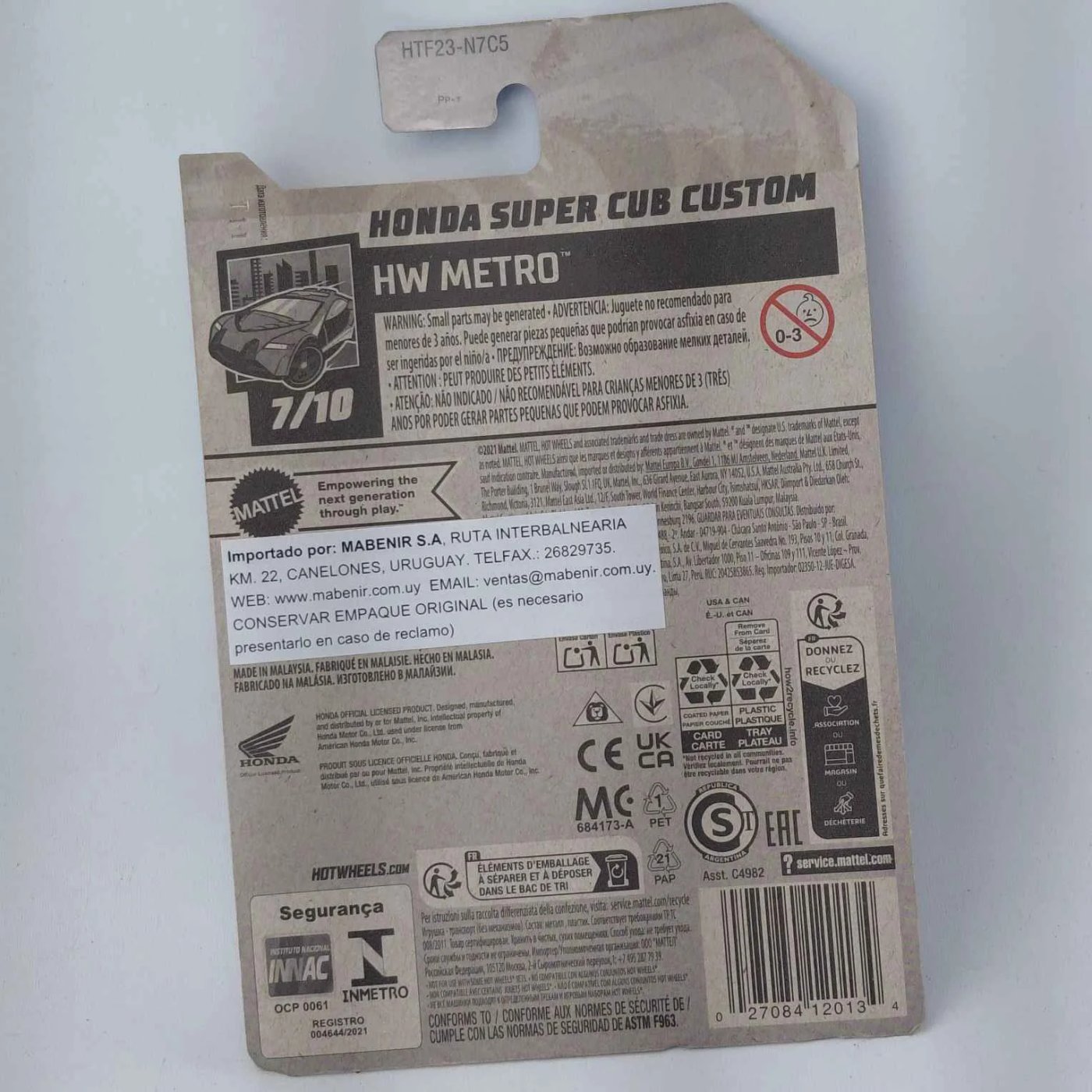 Hot Wheels Honda Super Cub Juguetes - imagen 3