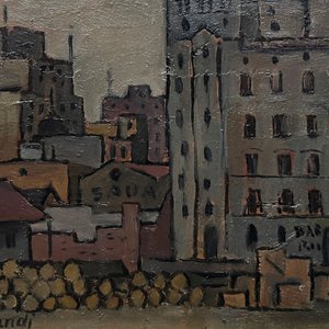 Lote siguiente: Oleo "Vista de la Ciudad Vieja" por Marta Mornadi - 20 x 25 cm