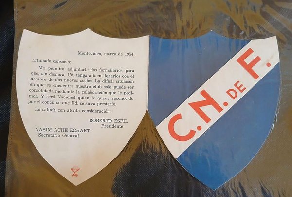 Folleto Histórico Club Nacional de Football - Montevideo, Marzo 1954