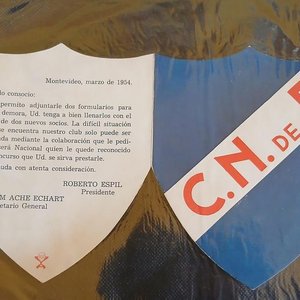 Lote anterior: Folleto Histórico Club Nacional de Football - Montevideo, Marzo 1954