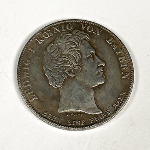 Moneda de Plata Reino de Baviera 1826 - 10 Kreuzer - imagen 2