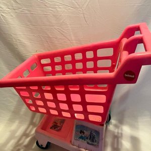 Carrito de Supermercado de Juguete Bebesit Rosa para Niños - imagen 2