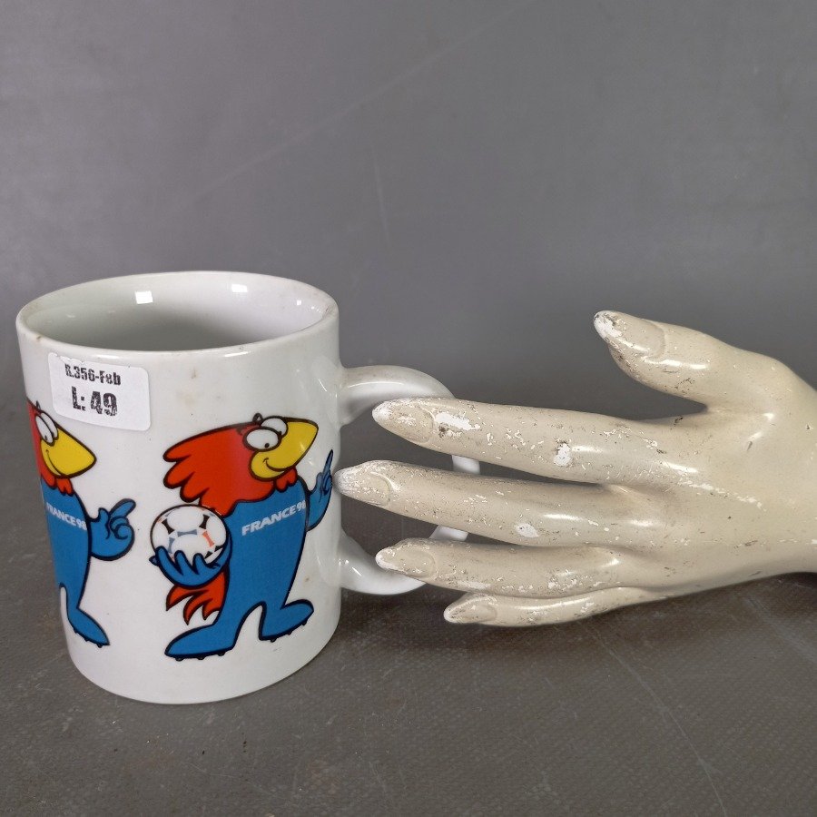 Taza oficial de FRANCIA 98 en muy buen estado - imagen 4